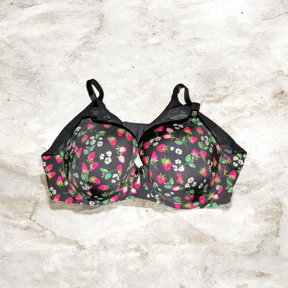 NWT Torrid Perfect T-Shirt Bra Lightly Lined Strawberry Floral Plus Size 42B